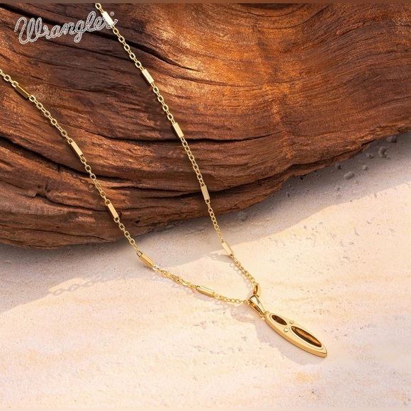 Montana West Jewelry - Montana West Wrangler 18k Gold Necklace